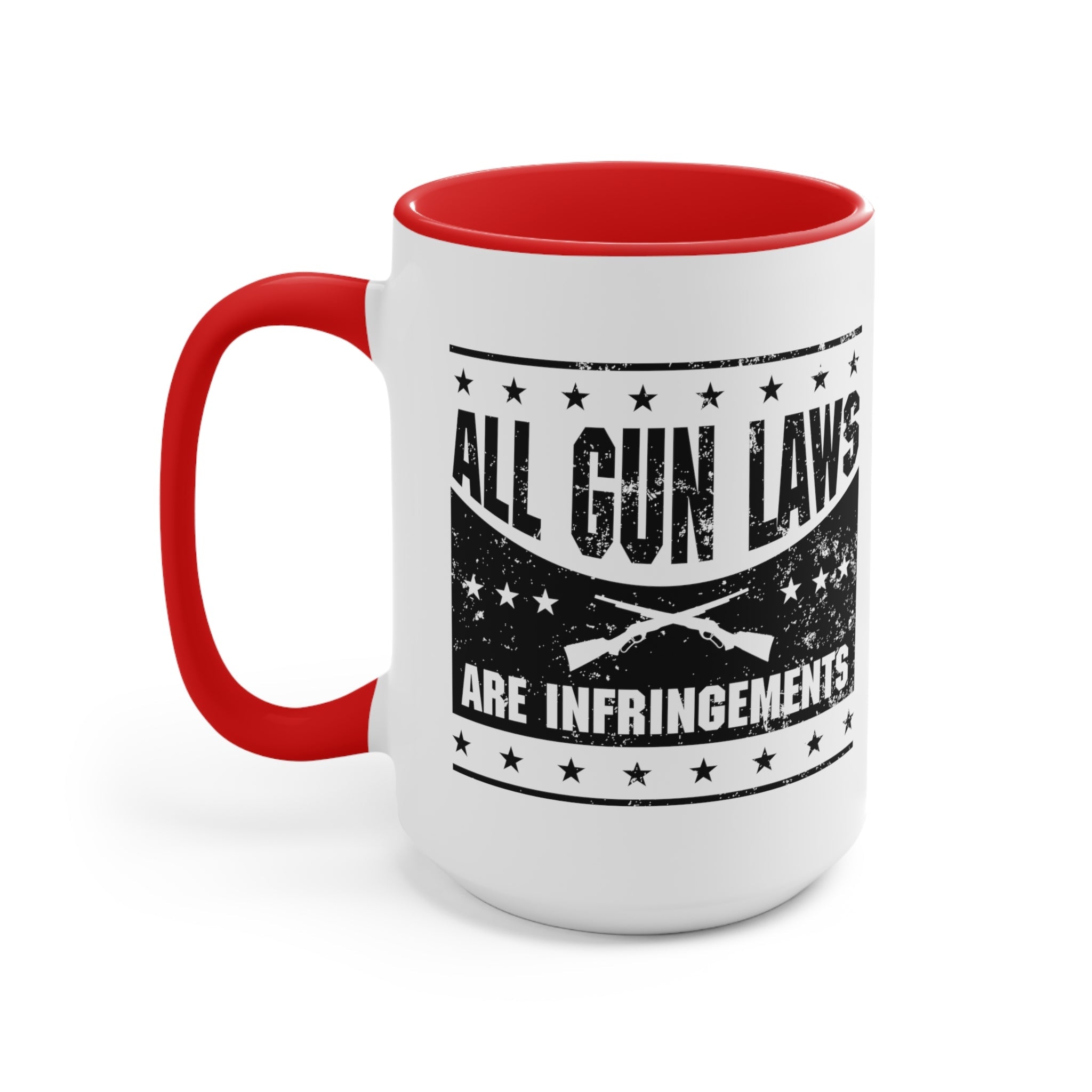All Gun Laws are Infringement Mug (2 sizes, 3 colors) - PatriotDepot.com