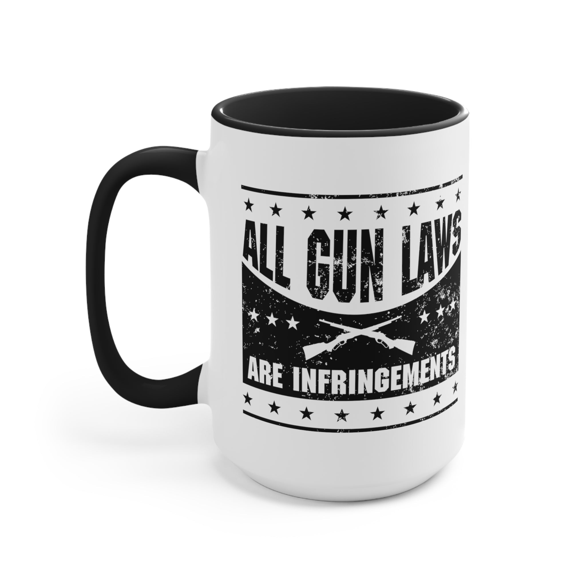 All Gun Laws are Infringement Mug (2 sizes, 3 colors) - PatriotDepot.com