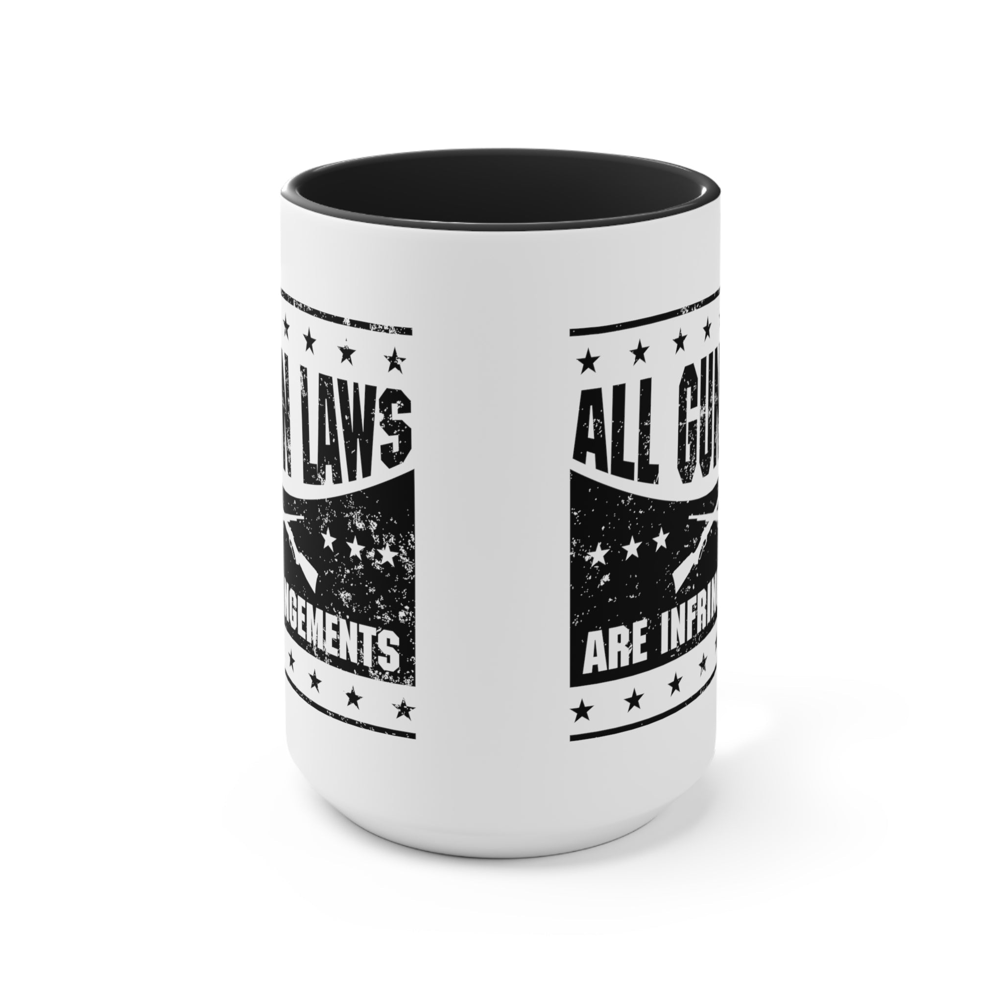 All Gun Laws are Infringement Mug (2 sizes, 3 colors) - PatriotDepot.com