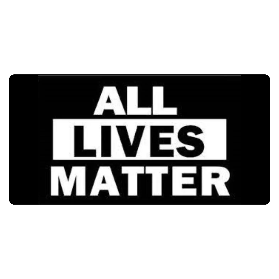 All Lives Matter Weatherproof Bumper Sticker - PatriotDepot.com