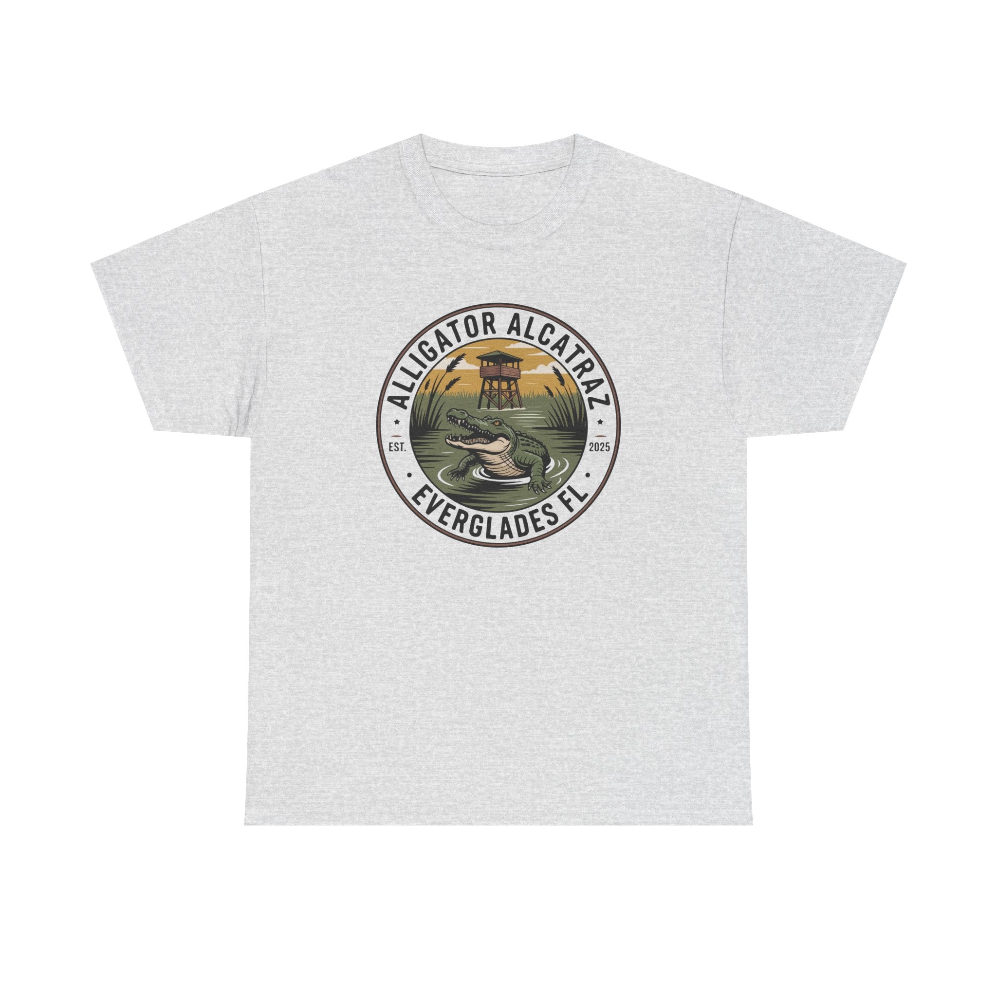 Alligator Alcatraz Everglades, FL T-Shirt – PatriotDepot.com
