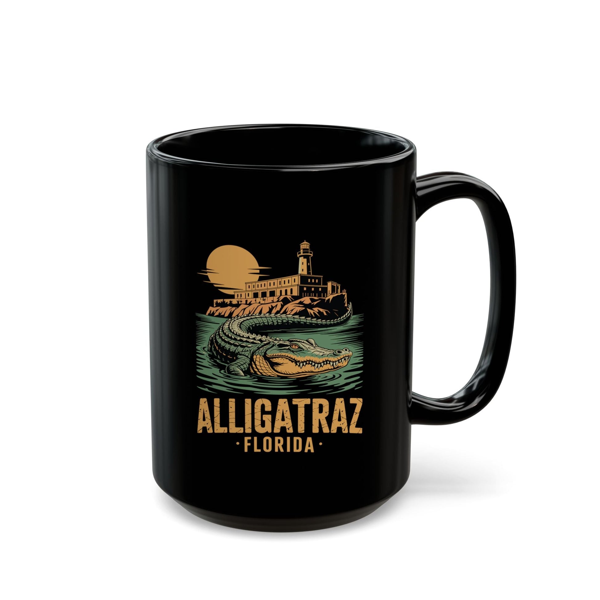 Alligatraz Florida Mug (2 Sizes) - PatriotDepot.com