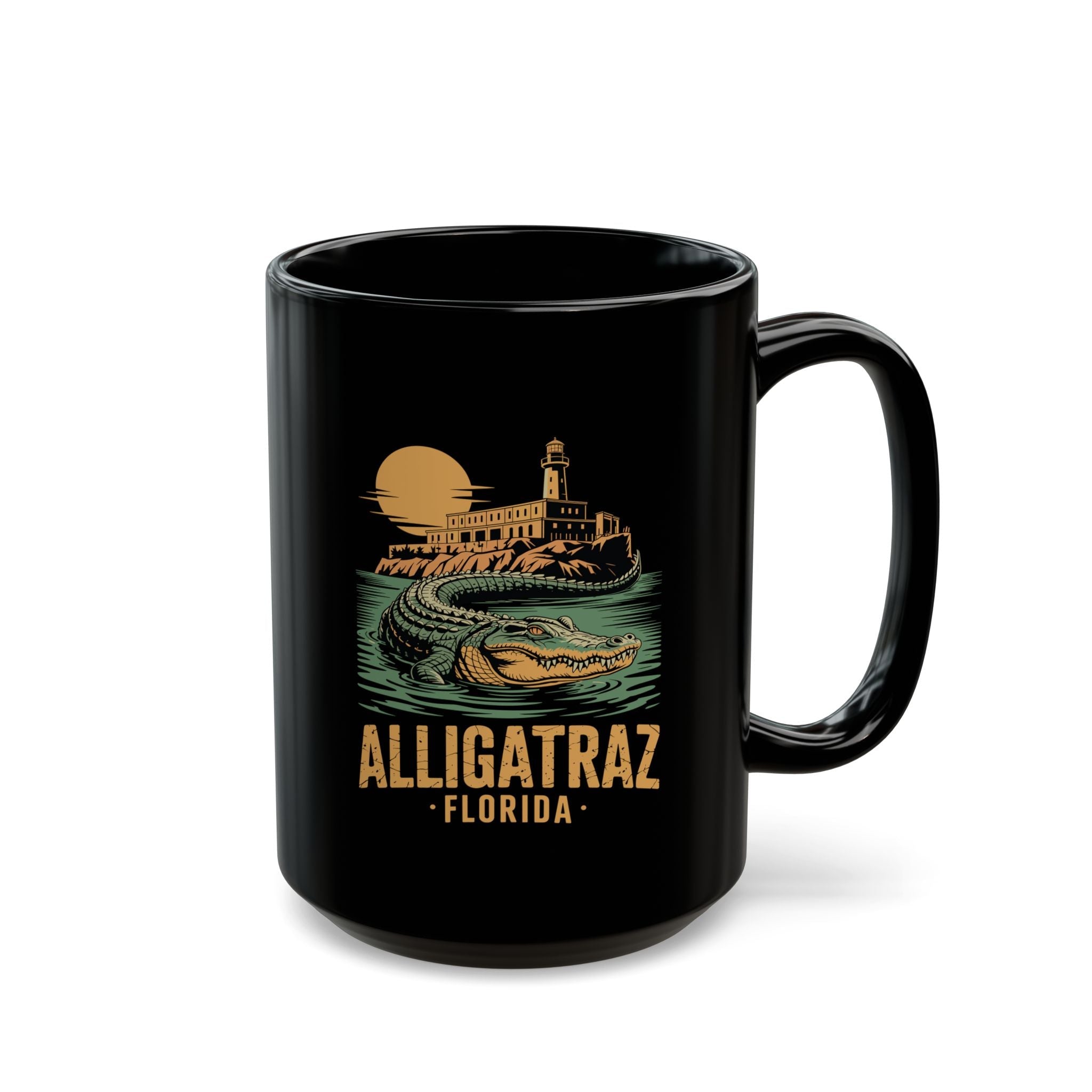 Alligatraz Florida Mug (2 Sizes) - PatriotDepot.com