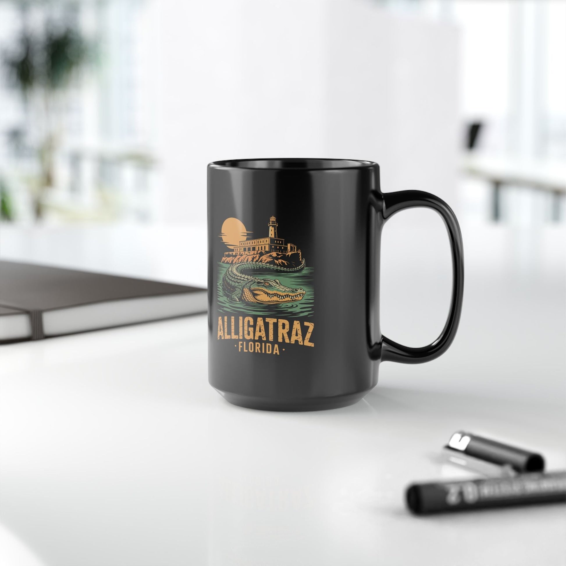 Alligatraz Florida Mug (2 Sizes) - PatriotDepot.com