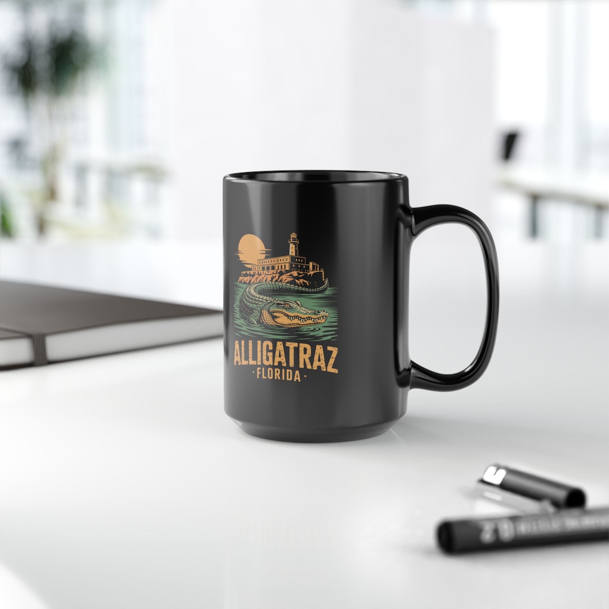 Alligatraz Florida Mug (2 Sizes) - PatriotDepot.com