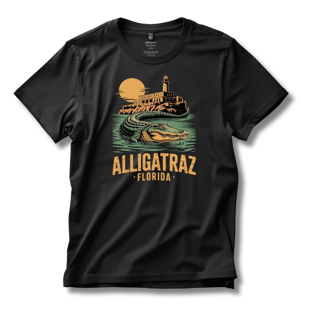 Alligatraz Florida T-Shirt - PatriotDepot.com