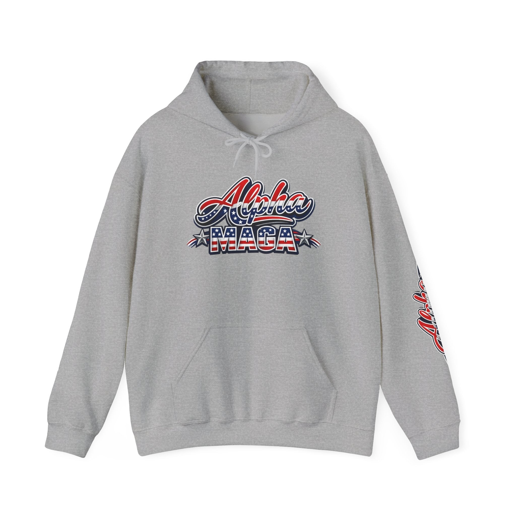 Alpha MAGA – Unapologetically American Hoodie - PatriotDepot.com