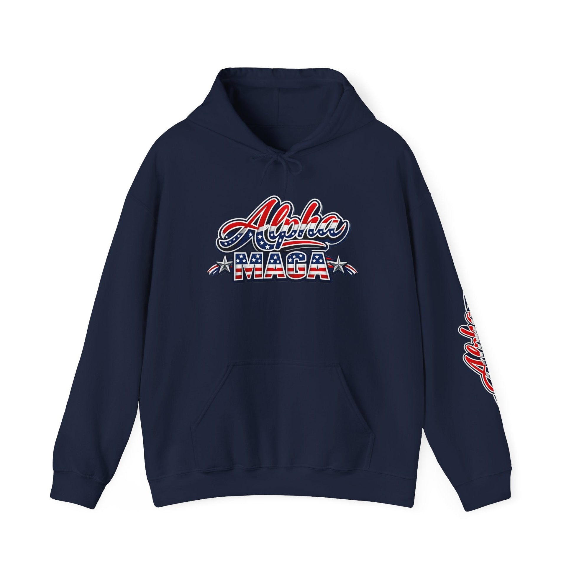 Alpha MAGA – Unapologetically American Hoodie - PatriotDepot.com