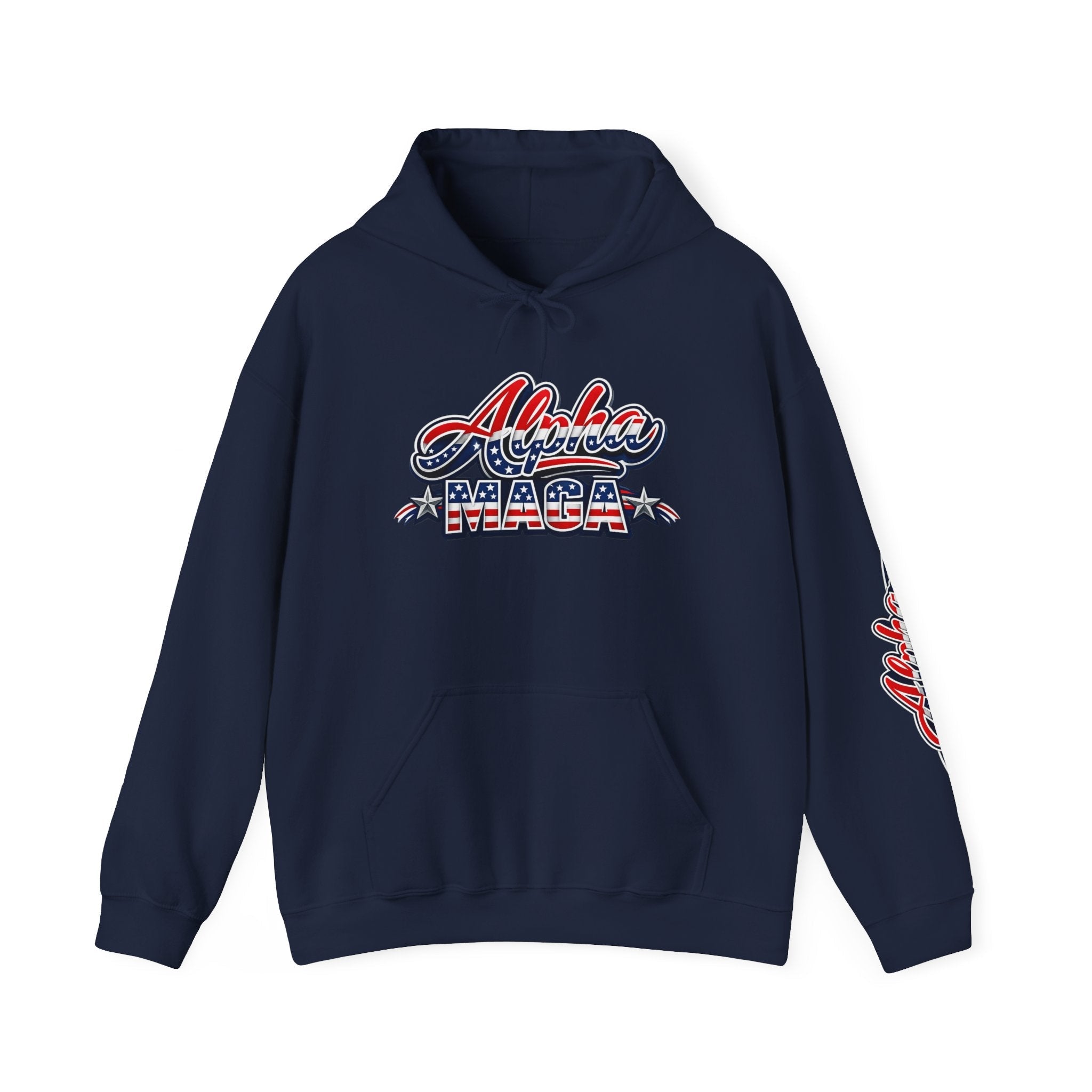 Alpha MAGA – Unapologetically American Hoodie - PatriotDepot.com