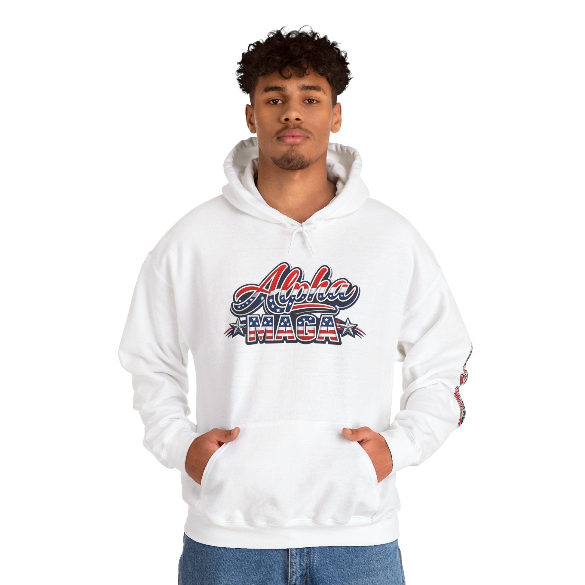 Alpha MAGA – Unapologetically American Hoodie - PatriotDepot.com