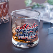 Alpha MAGA – Unapologetically American Rocks Glass - PatriotDepot.com