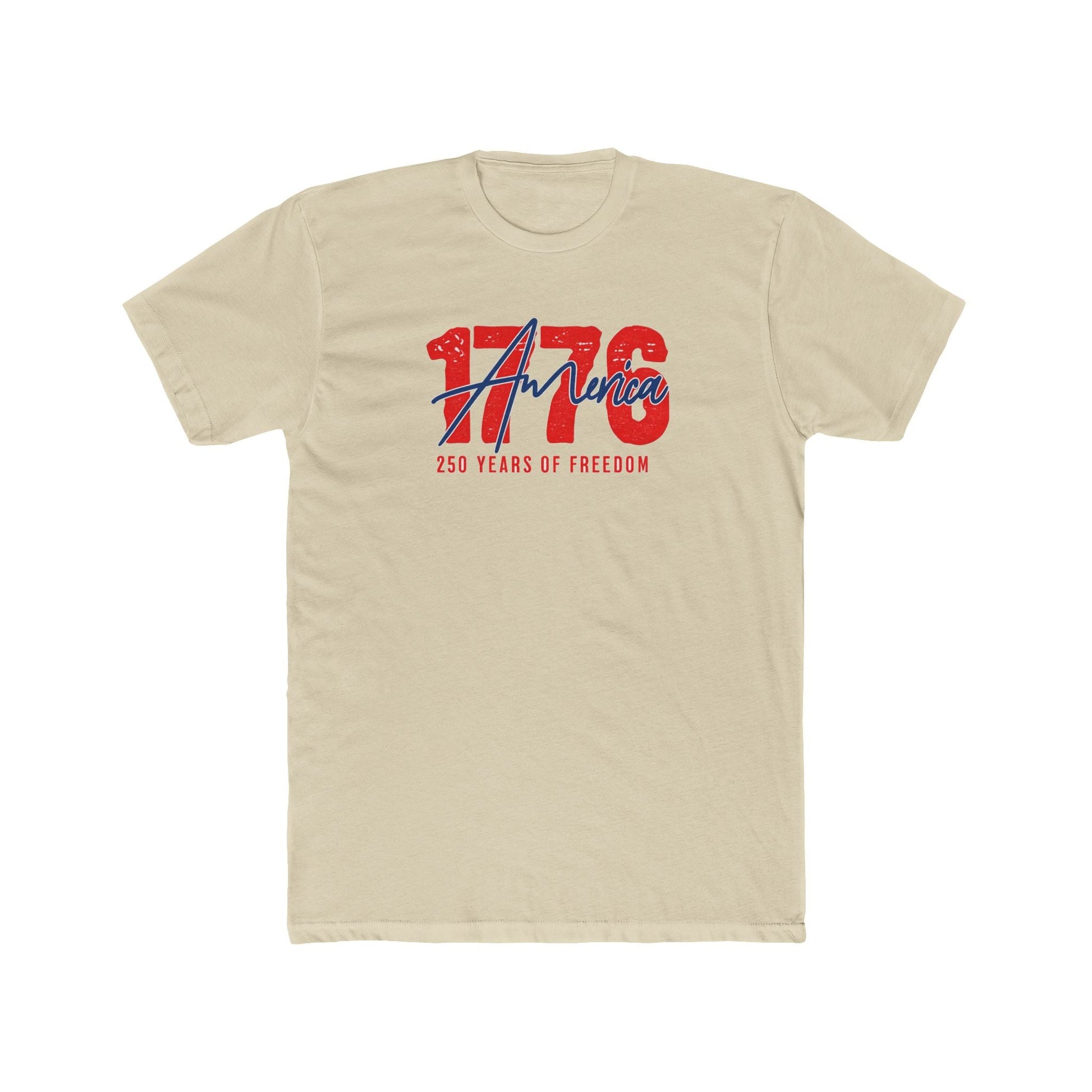 America 1776 Vintage Script T-Shirt - PatriotDepot.com