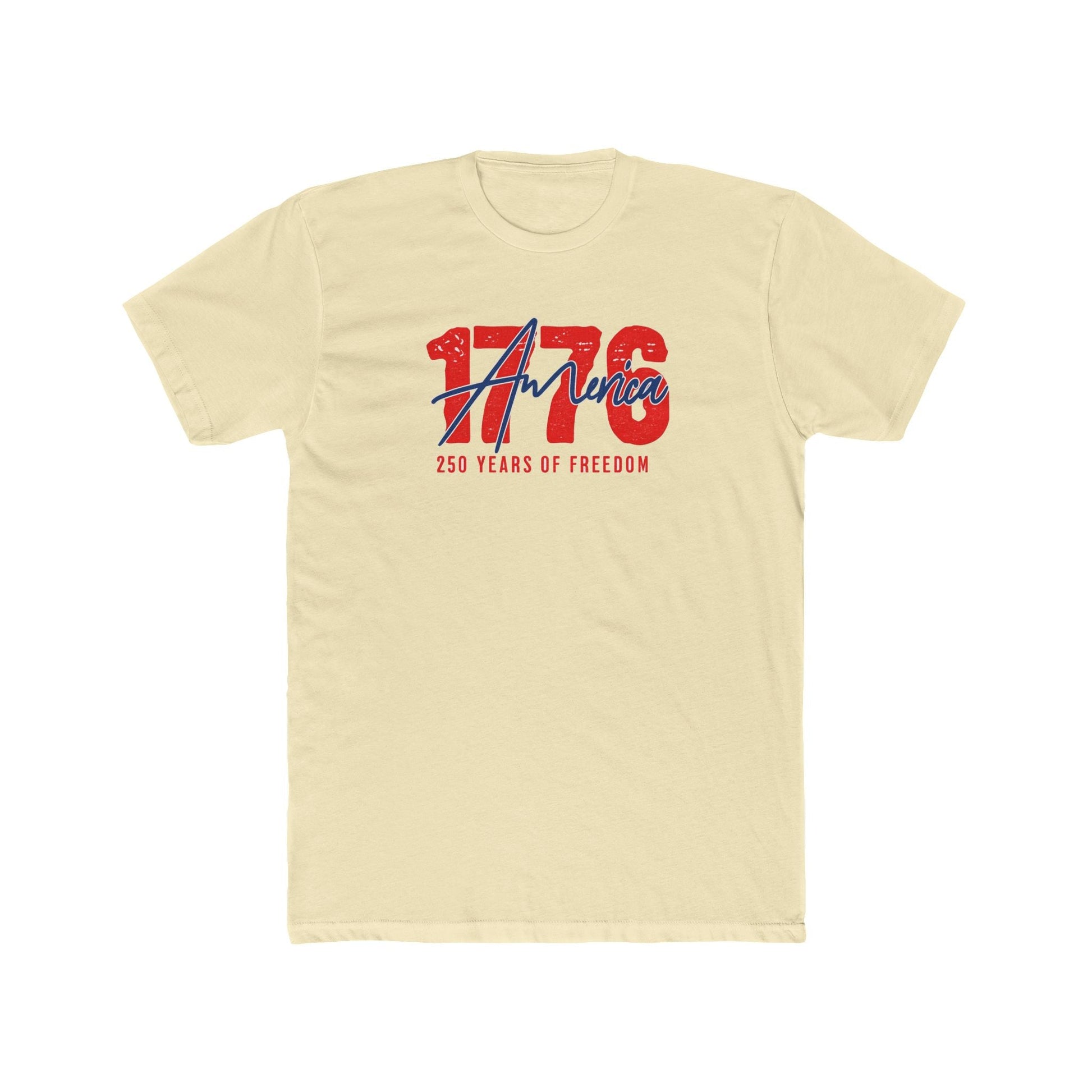 America 1776 Vintage Script T-Shirt - PatriotDepot.com