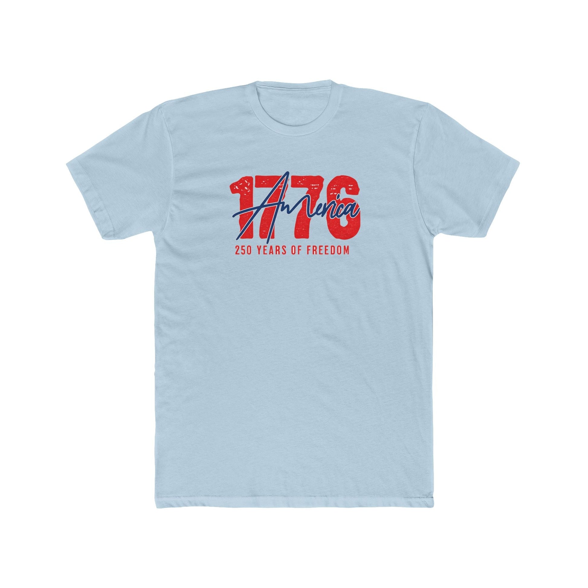 America 1776 Vintage Script T-Shirt - PatriotDepot.com