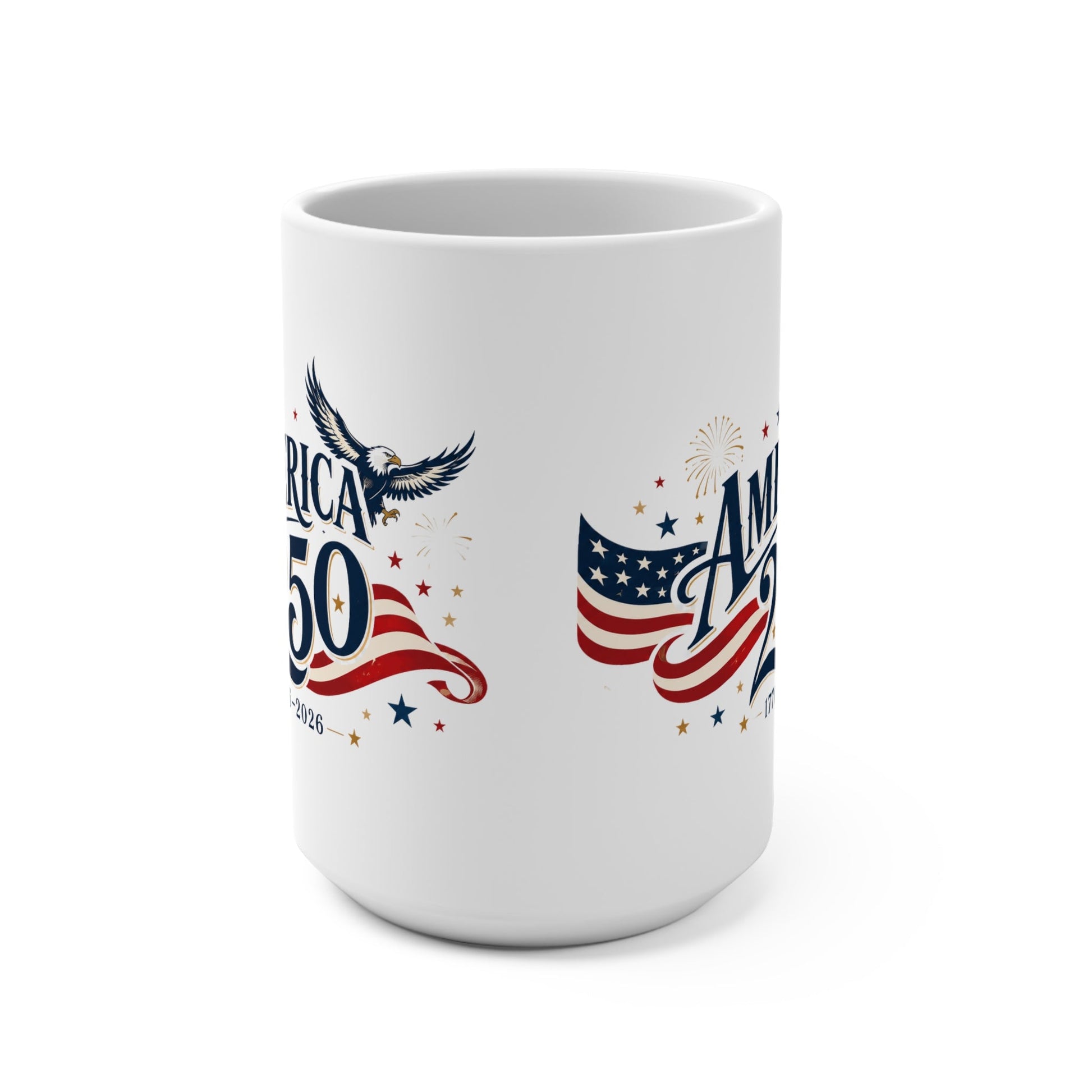 America 250 Celebration Mug | 1776–2026 Limited Edition - PatriotDepot.com