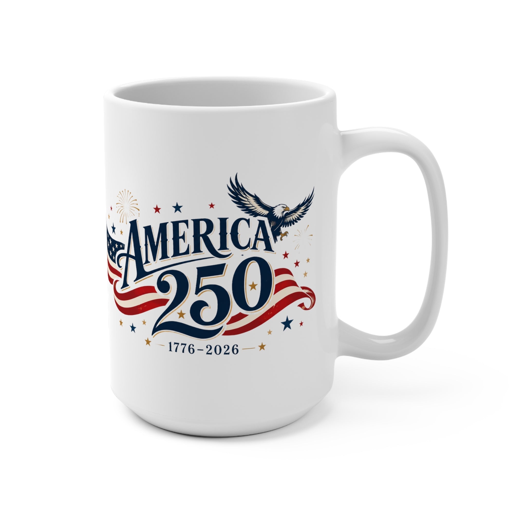 America 250 Celebration Mug | 1776–2026 Limited Edition - PatriotDepot.com
