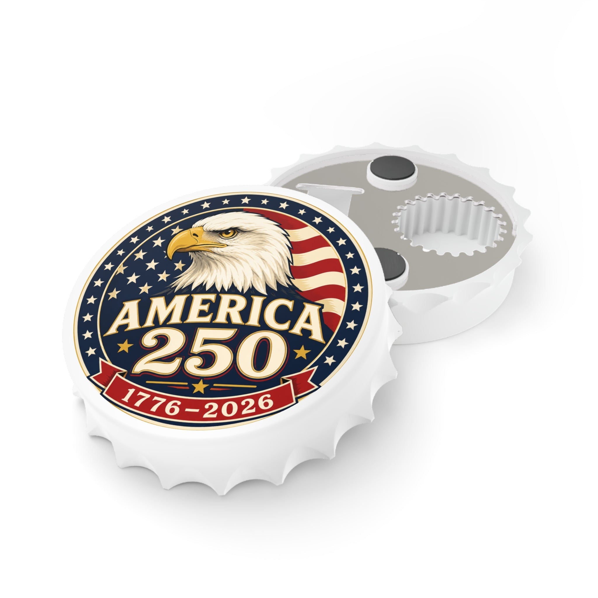America 250 Eagle Commemorative Bottle Opener | Magnetic 1776–2026 - PatriotDepot.com