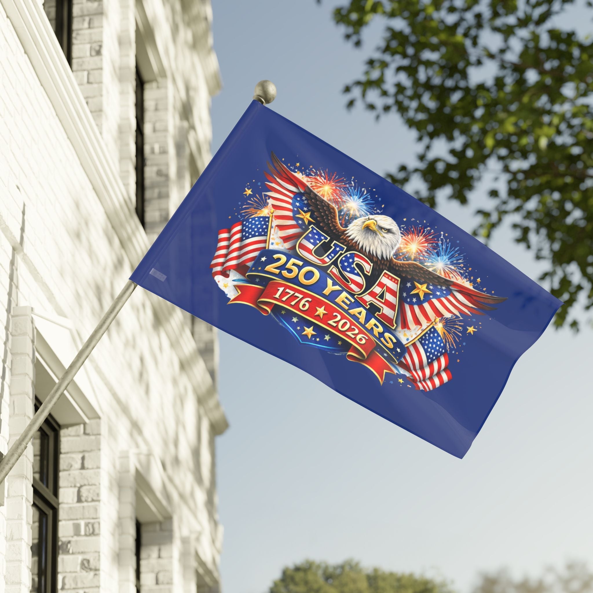America 250 Flag (1776–2026) | Patriotic USA 3×5 Outdoor Flag - PatriotDepot.com