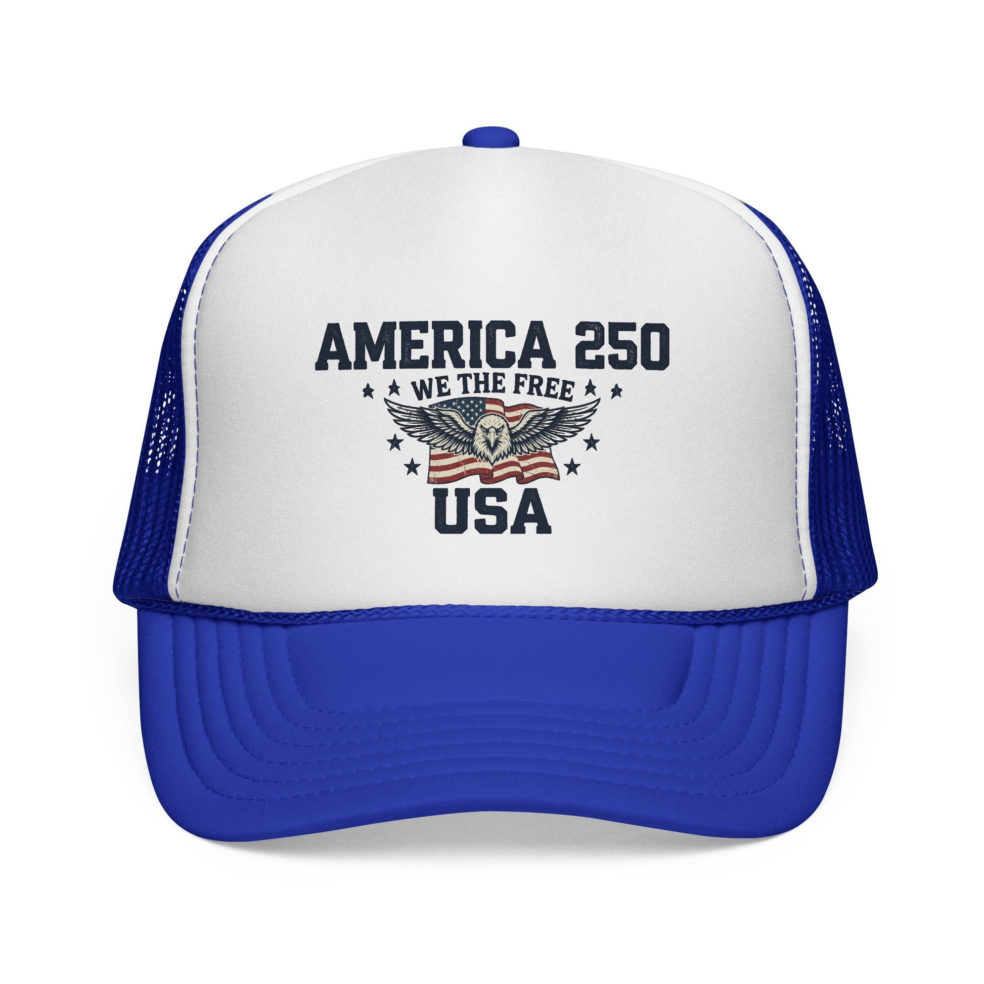 America 250 “We The Free” Patriotic Trucker Hat - PatriotDepot.com