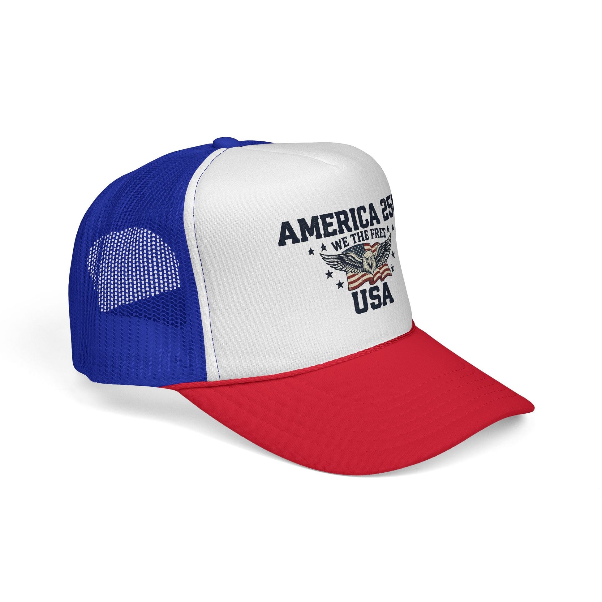 America 250 “We The Free” Patriotic Trucker Hat - PatriotDepot.com