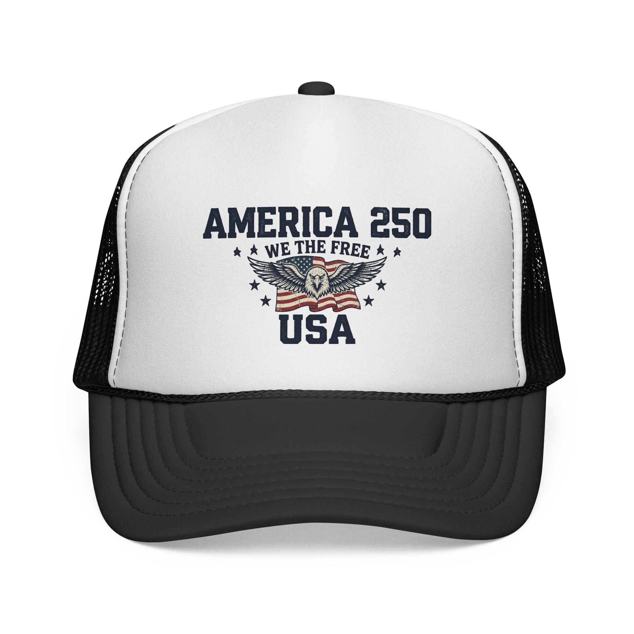 America 250 “We The Free” Patriotic Trucker Hat - PatriotDepot.com