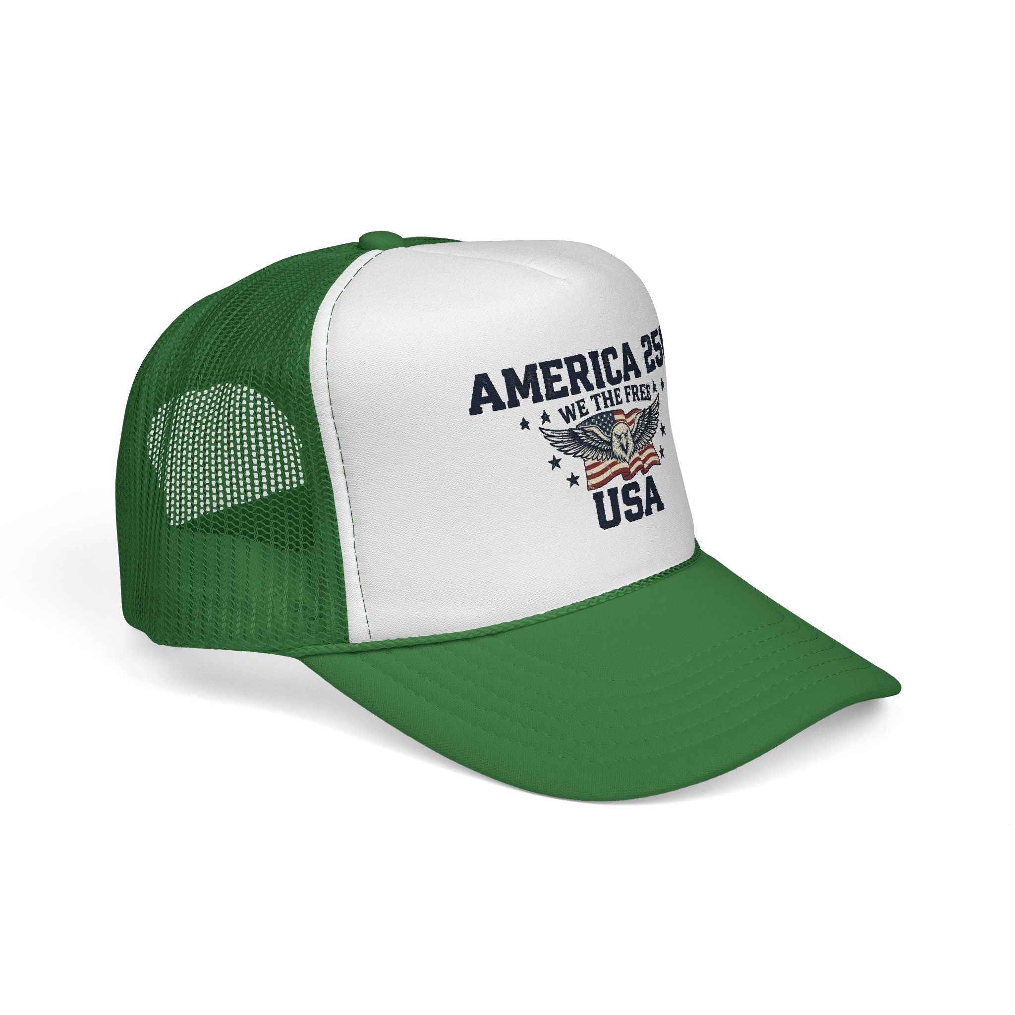 America 250 “We The Free” Patriotic Trucker Hat - PatriotDepot.com