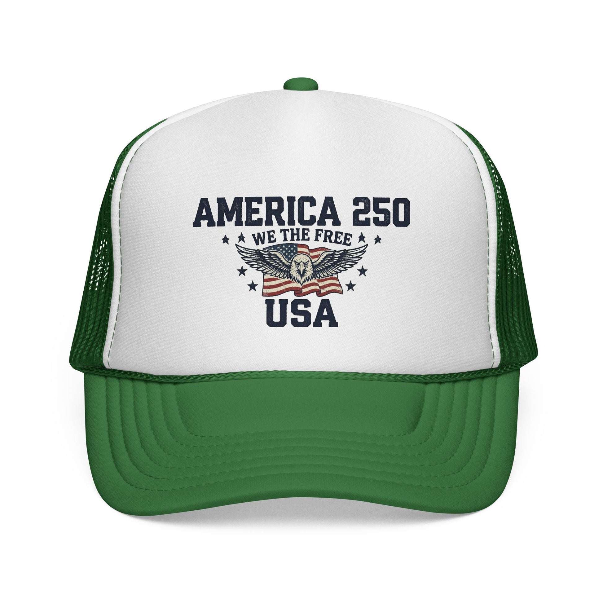 America 250 “We The Free” Patriotic Trucker Hat - PatriotDepot.com