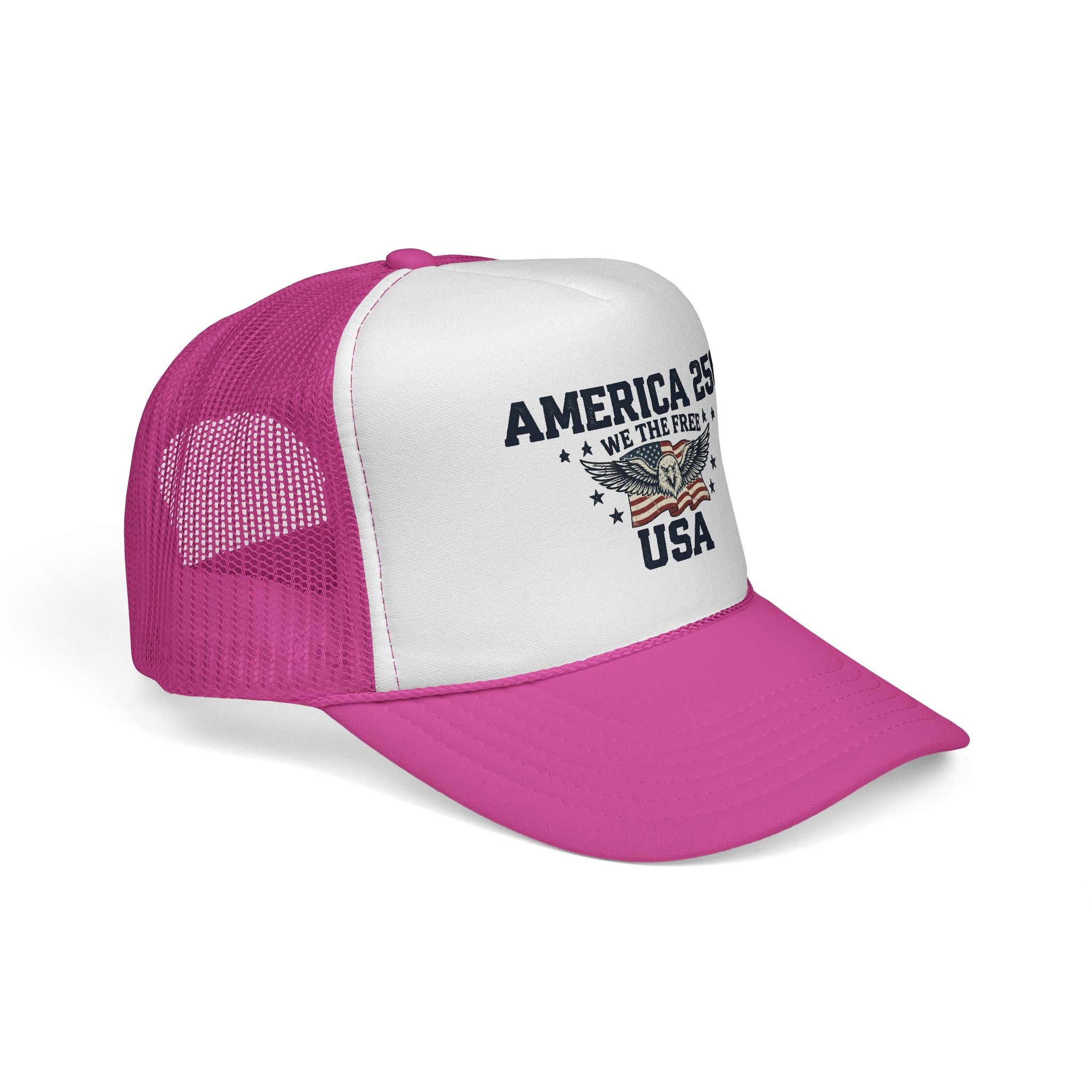 America 250 “We The Free” Patriotic Trucker Hat - PatriotDepot.com