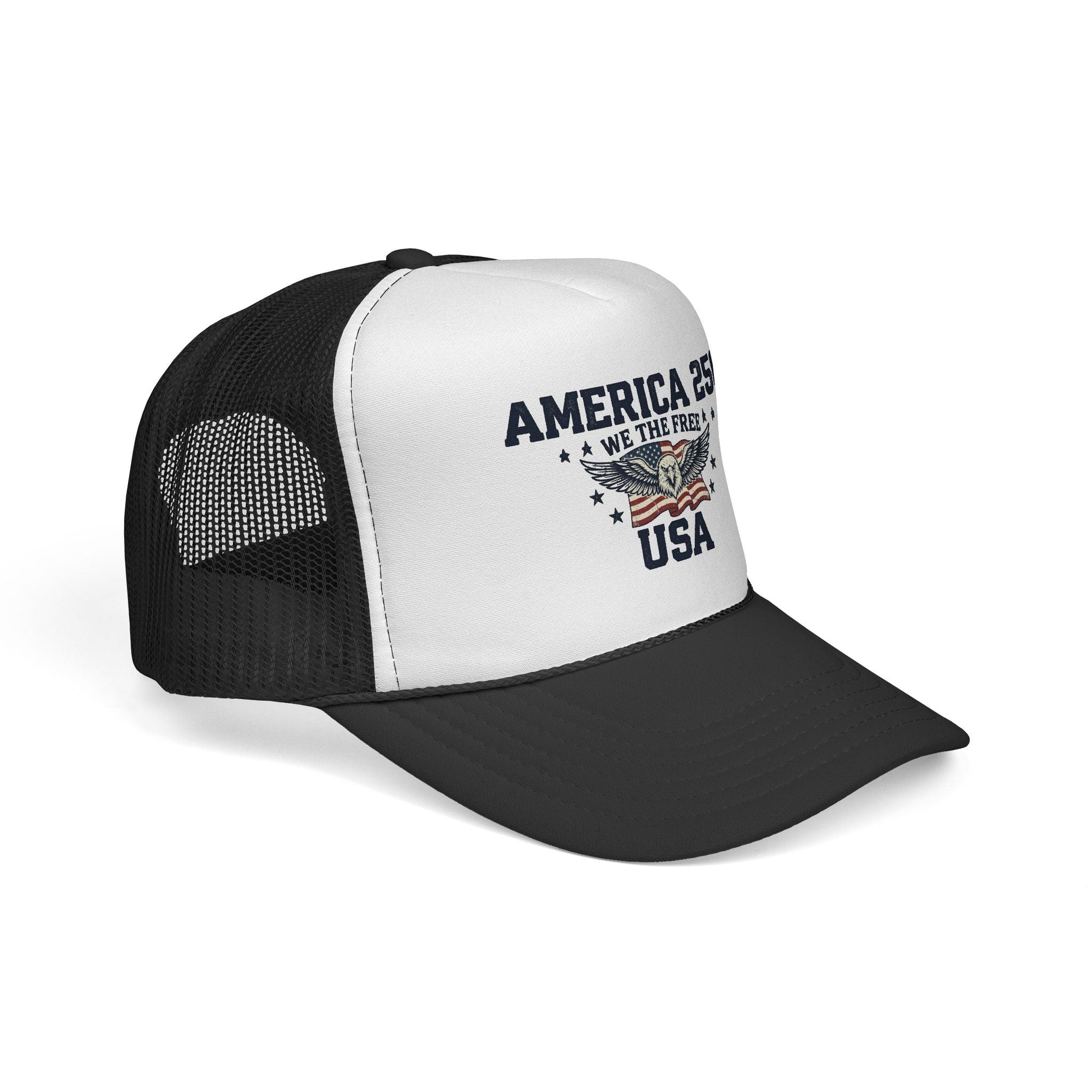 America 250 “We The Free” Patriotic Trucker Hat - PatriotDepot.com