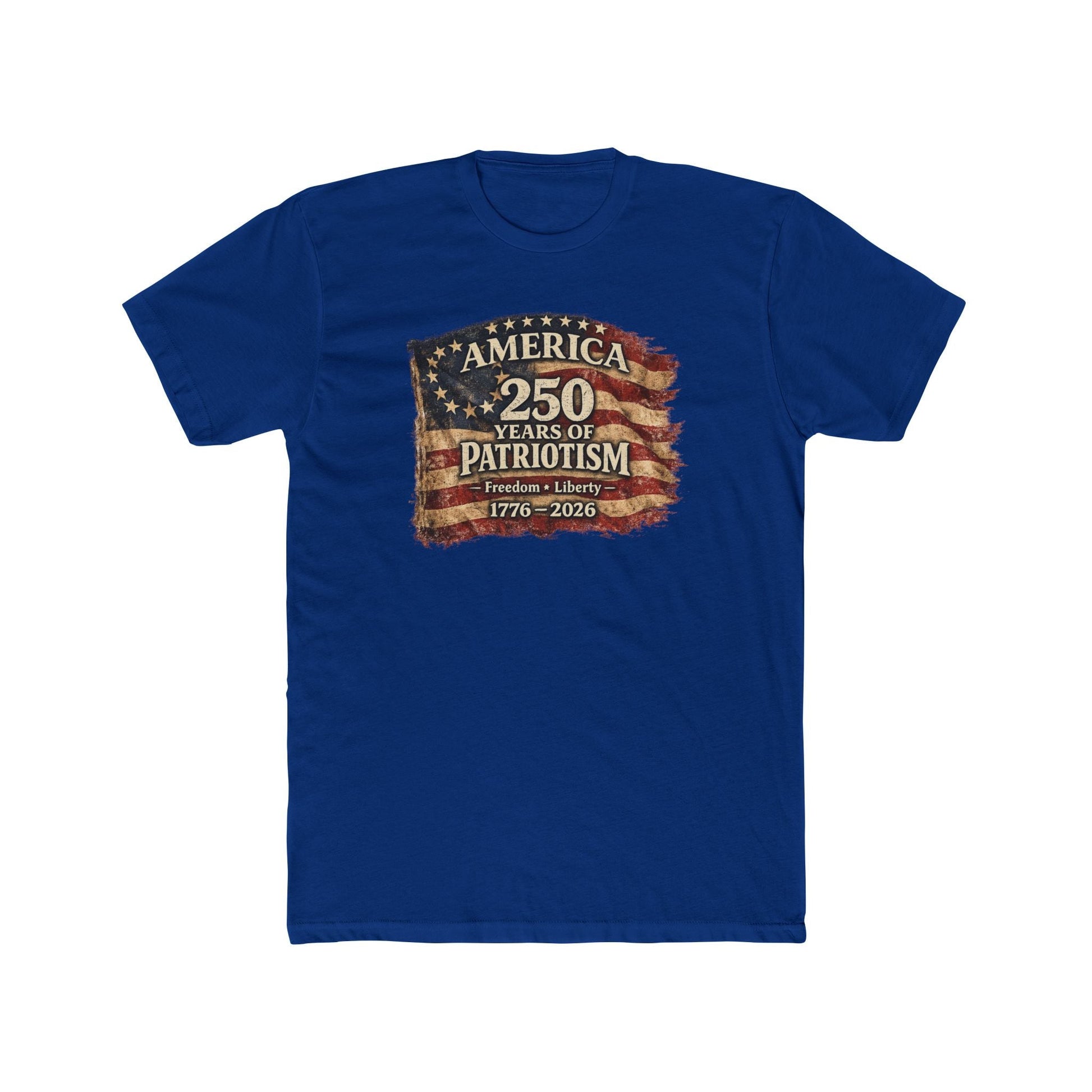 America 250 Years of Patriotism — 1776–2026 Anniversary T-Shirt - PatriotDepot.com