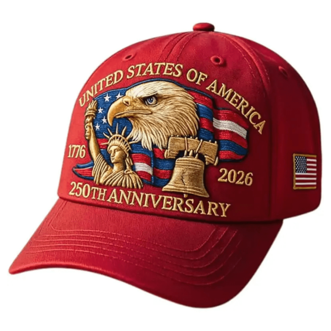 America 250th 1776–2026 Commemorative Hat – Limited Patriotic Edition - PatriotDepot.com