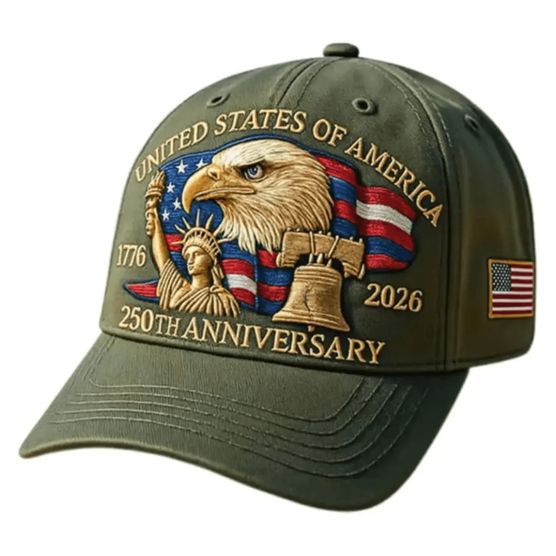 America 250th 1776–2026 Commemorative Hat – Limited Patriotic Edition - PatriotDepot.com