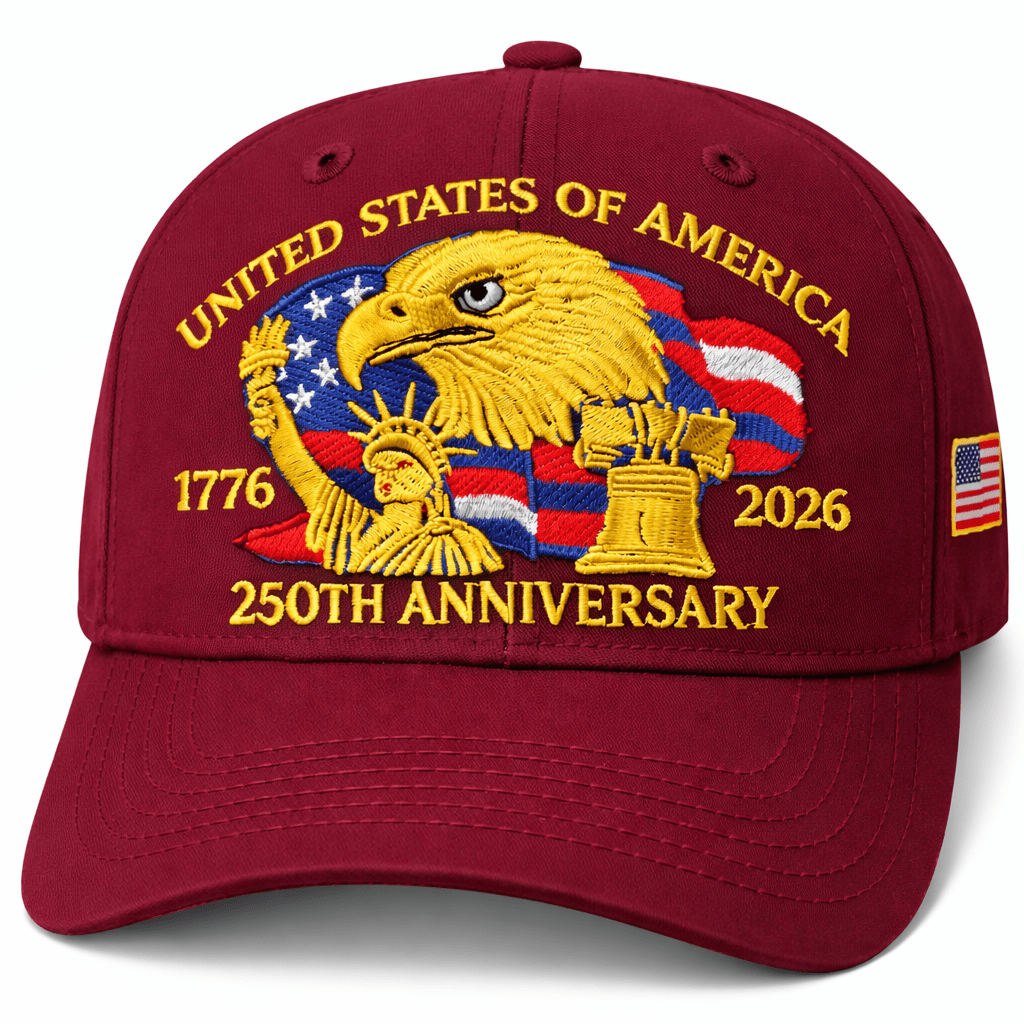 America 250th 1776–2026 Commemorative Hat – Limited Patriotic Edition - PatriotDepot.com