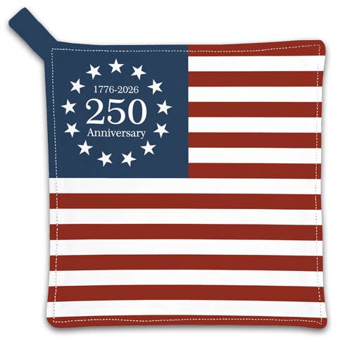 America 250th Anniversary Betsy Ross Flag Potholder - PatriotDepot.com