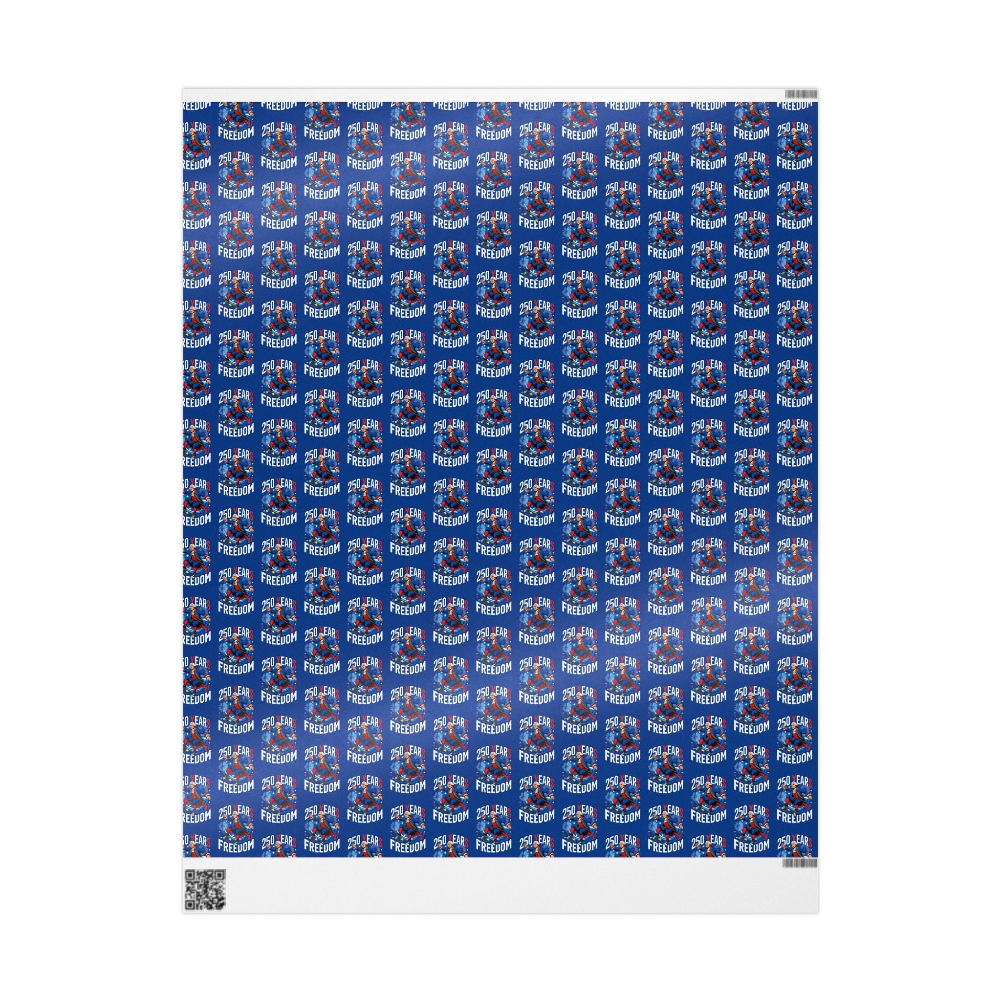 America 250th Anniversary Freedom Custom Wrapping Paper Roll - PatriotDepot.com