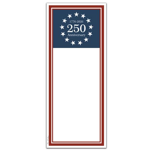 America 250th Anniversary Magnetic Notepad - PatriotDepot.com