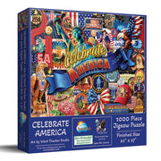 America 250th Anniversary Patriotic Celebration 1000 - Piece Jigsaw Puzzle - PatriotDepot.com