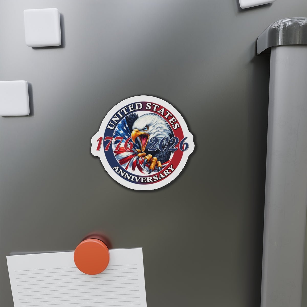 America 250th Anniversary Patriotic Diecut Magnet – 1776–2026 Edition - PatriotDepot.com