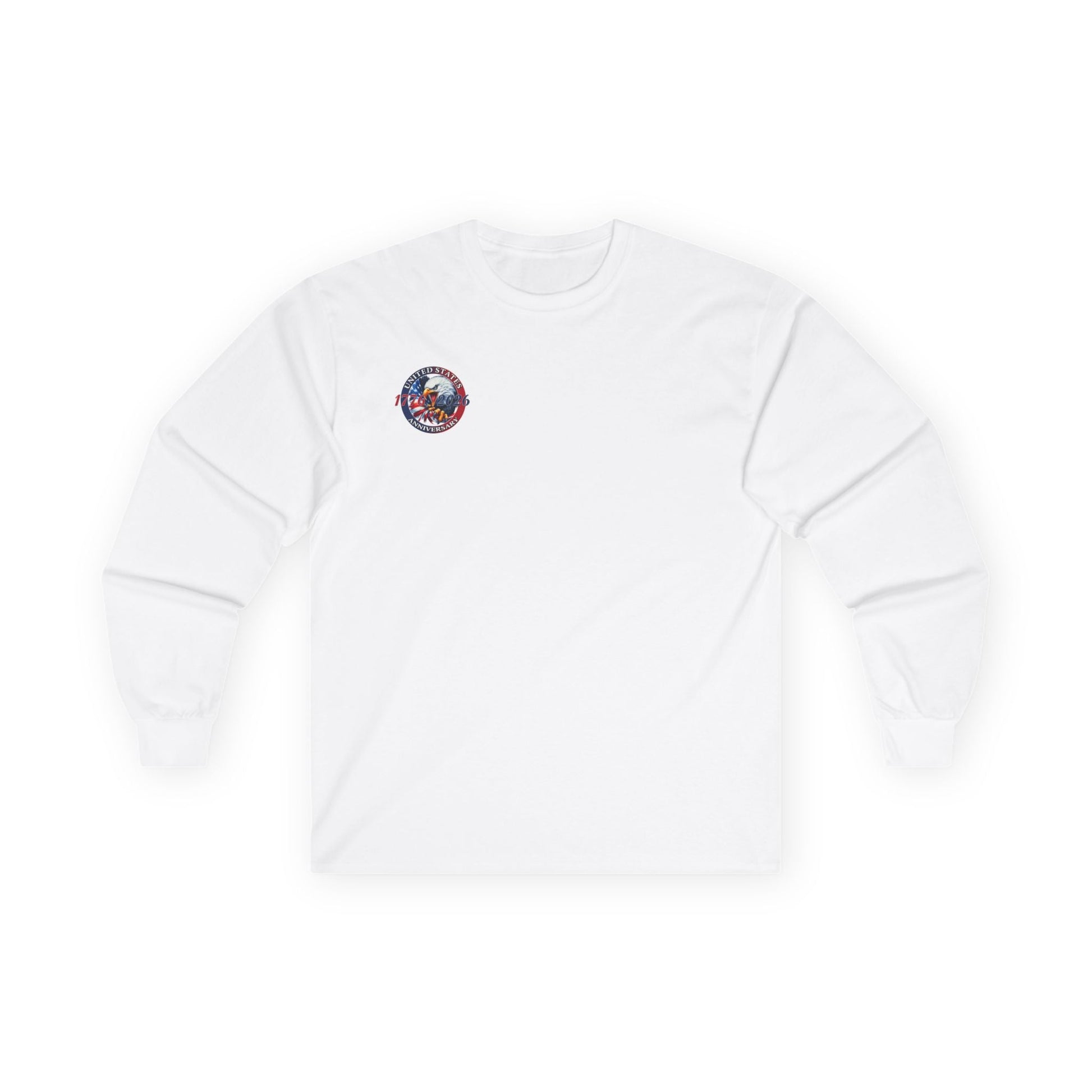 America 250th Anniversary Patriotic Long Sleeve T-Shirt – 1776–2026 Edition - PatriotDepot.com