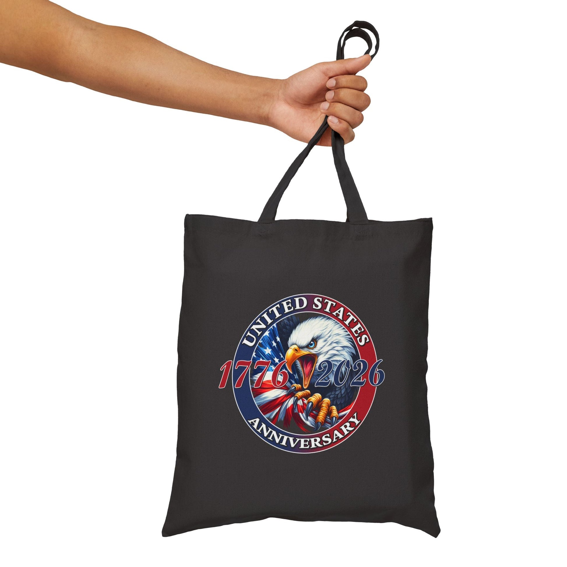 America 250th Anniversary Patriotic Tote Bag – 1776–2026 Edition - PatriotDepot.com