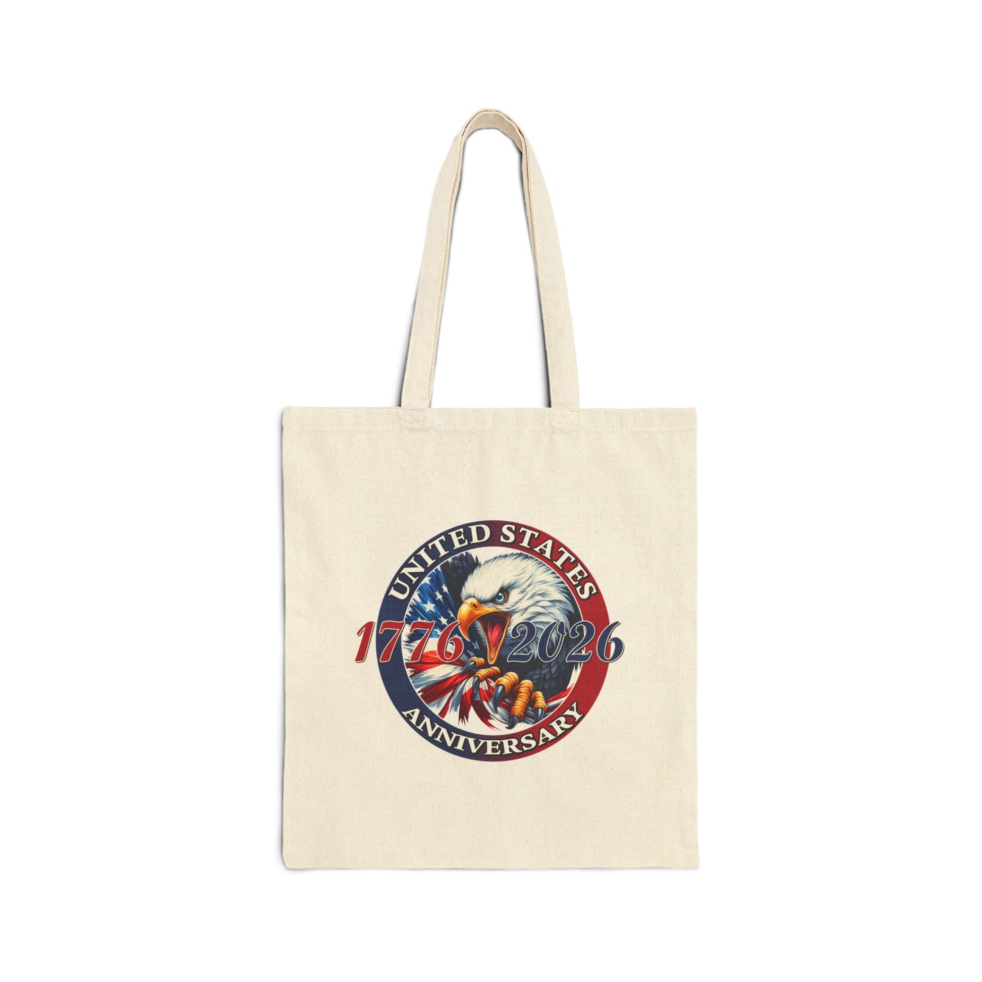 America 250th Anniversary Patriotic Tote Bag – 1776–2026 Edition - PatriotDepot.com