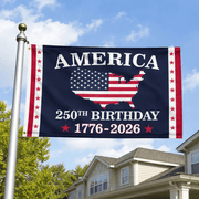 America 250th Birthday USA Flag - PatriotDepot.com