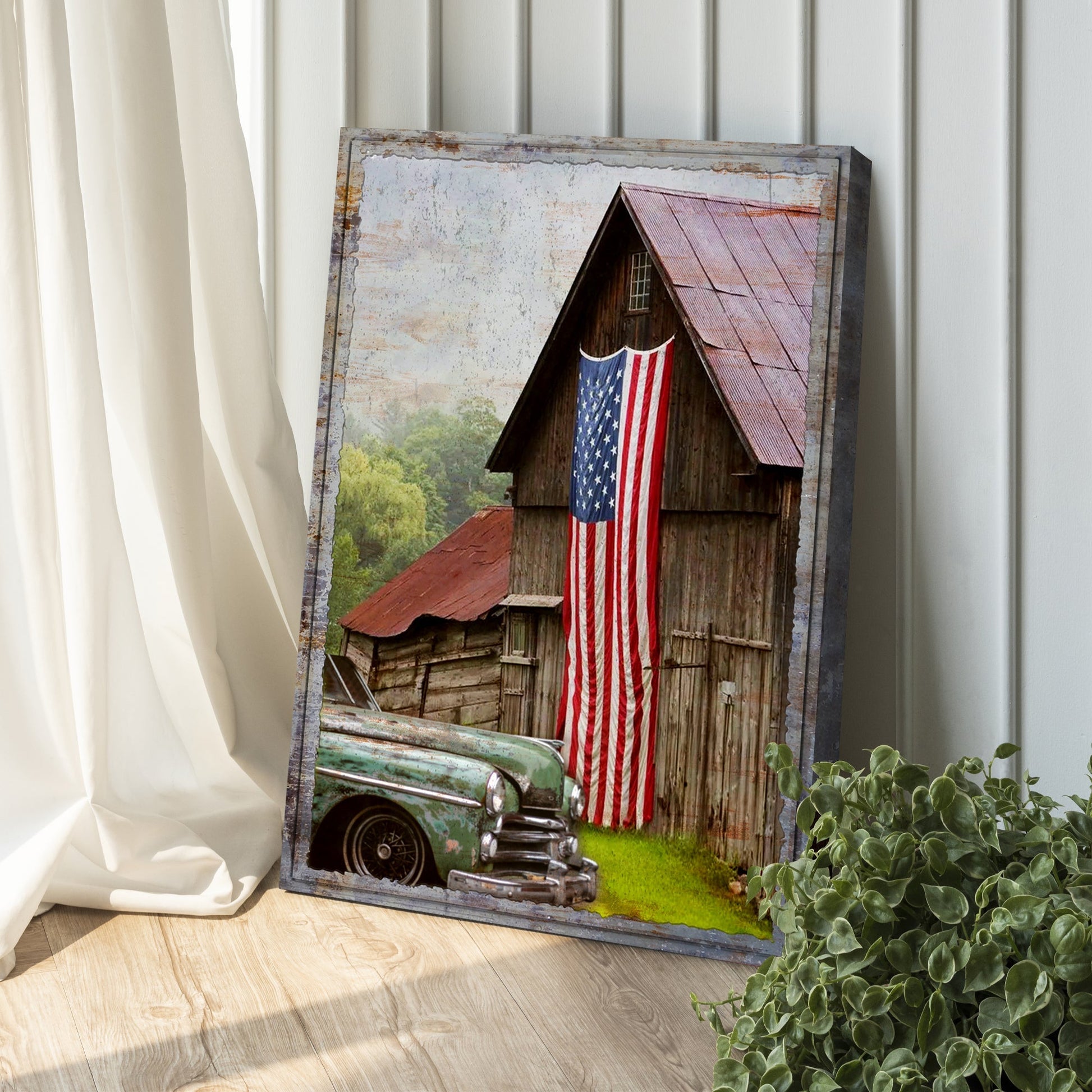 America Country Barn Canvas Wall Art - PatriotDepot.com