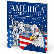America, Land of Liberty | America 250 Coloring Book - PatriotDepot.com