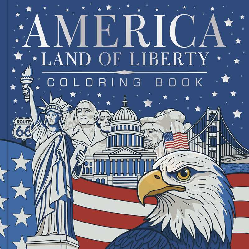 America, Land of Liberty | America 250 Coloring Book - PatriotDepot.com