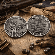 America250™ 2nd Amendment Freedom Coin (1776–2026) – Antique Nickel - PatriotDepot.com