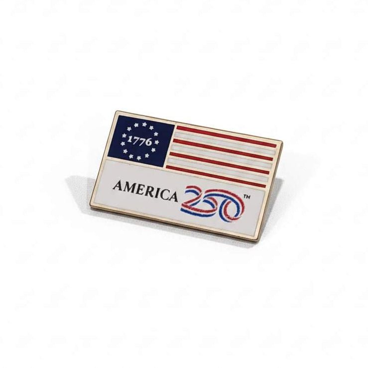 America250™ Official Licensed Commemorative Pin: "The 1776 Heritage" Edition - PatriotDepot.com