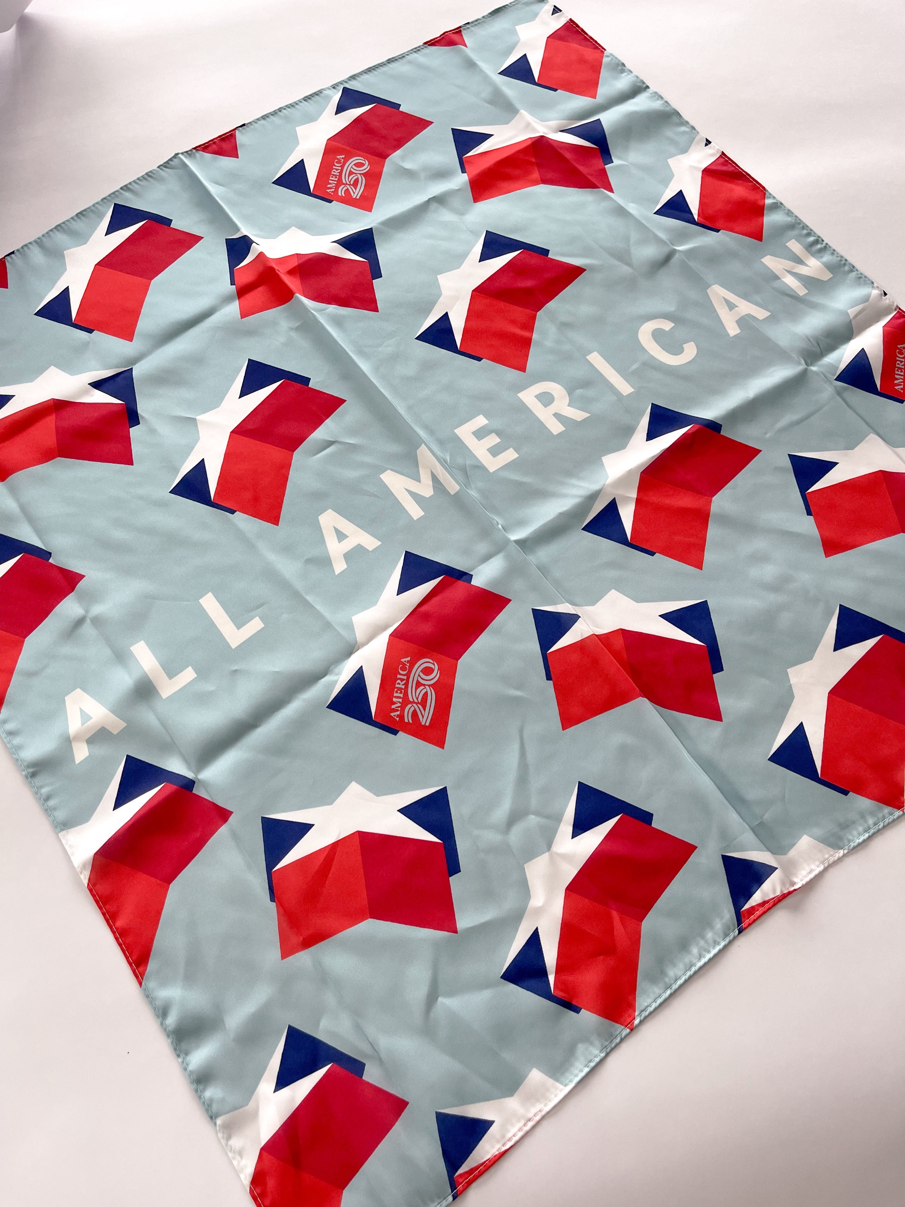 America250🇺🇸 Silk Scarf - PatriotDepot.com