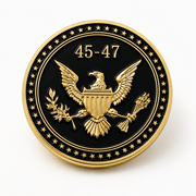 American Eagle 45th & 47th US President Trump Lapel Pin - PatriotDepot.com