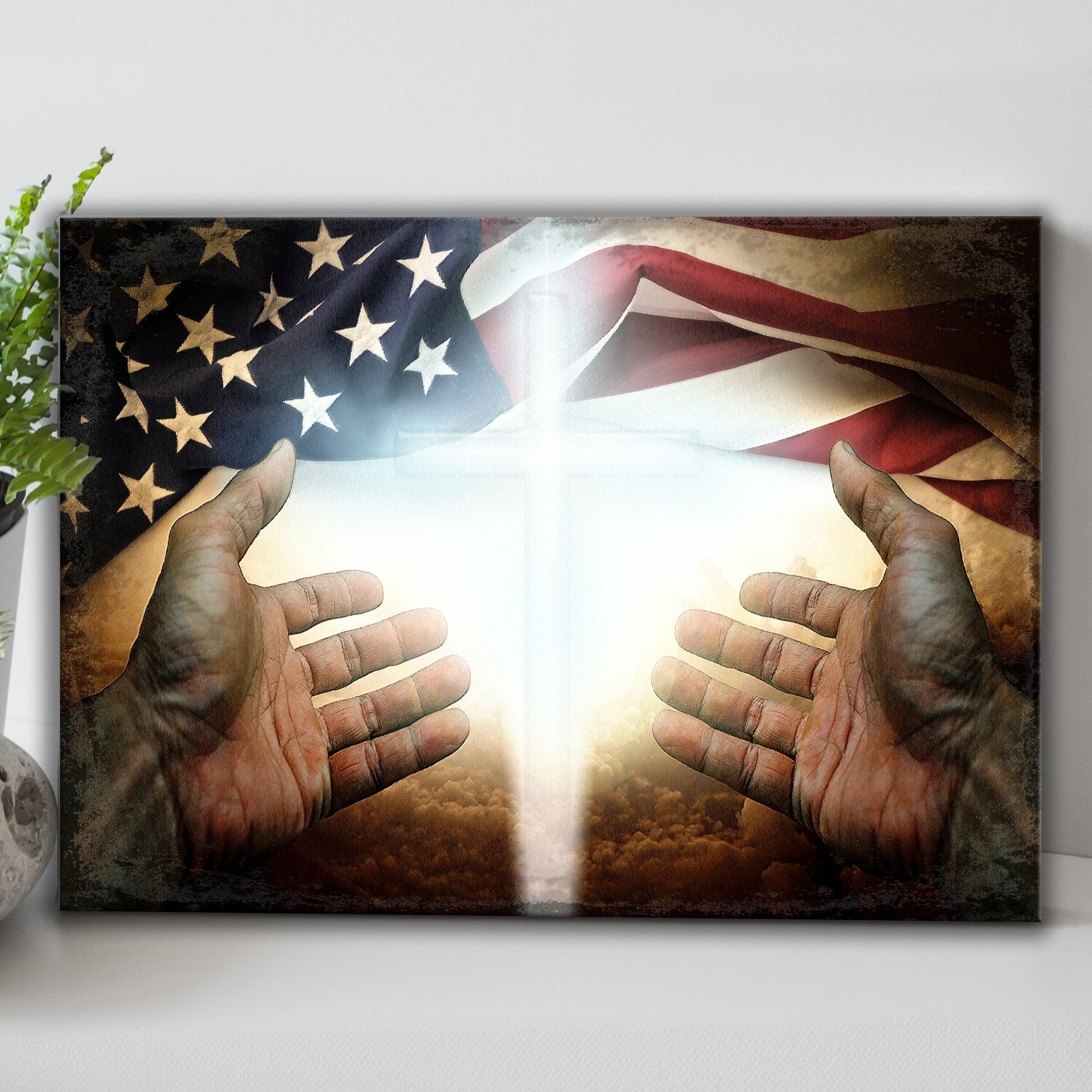 American Faith Canvas Wall Art - PatriotDepot.com